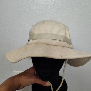 Beige Wide Brim Sun Hat Columbia